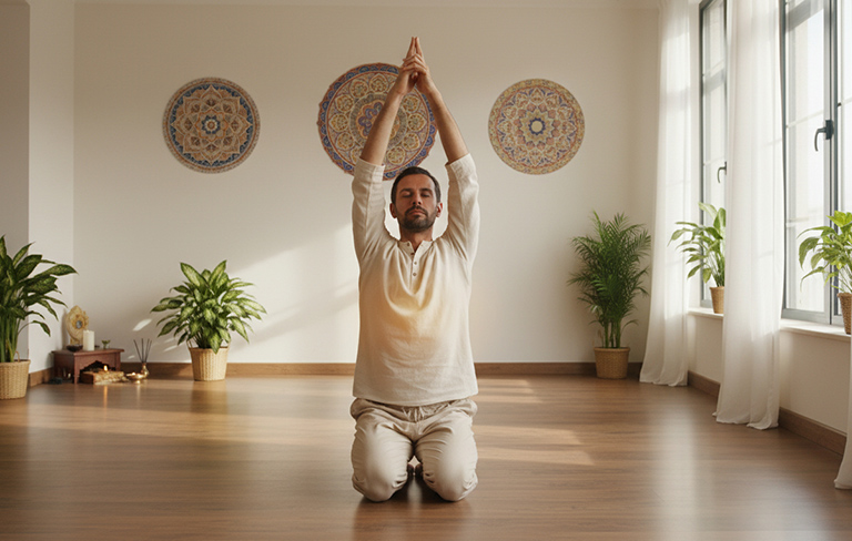 Sat Kriya Pose